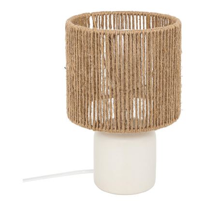 Atmosphera - Stona lampa KOBY 1xE14/40W/230V beli
