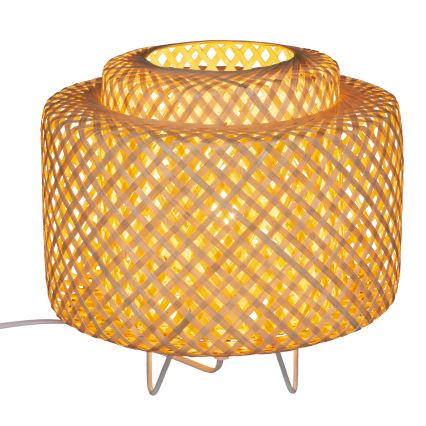 Atmosphera - Stona lampa LIBY 1xE27/40W/230V bambus