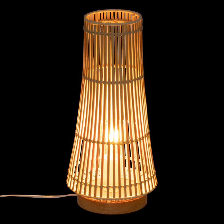 Atmosphera - Stona lampa MAHE 1xE27/25W/230V bambus