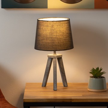 Atmosphera - Stona lampa MINI 1xE14/25W/230V bor/sivo
