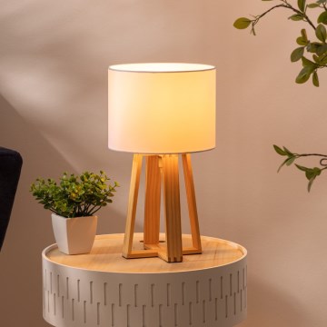 Atmosphera - Stona lampa MOLU 1xE27/25W/230V bor/beli
