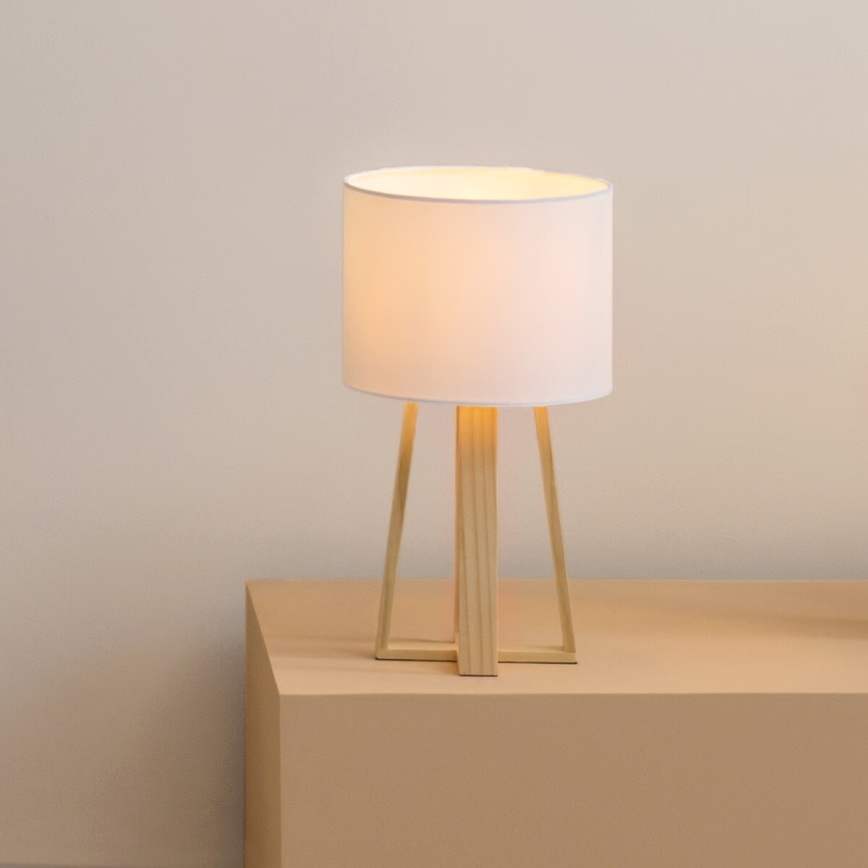 Atmosphera - Stona lampa MOLU 1xE27/25W/230V bor/beli