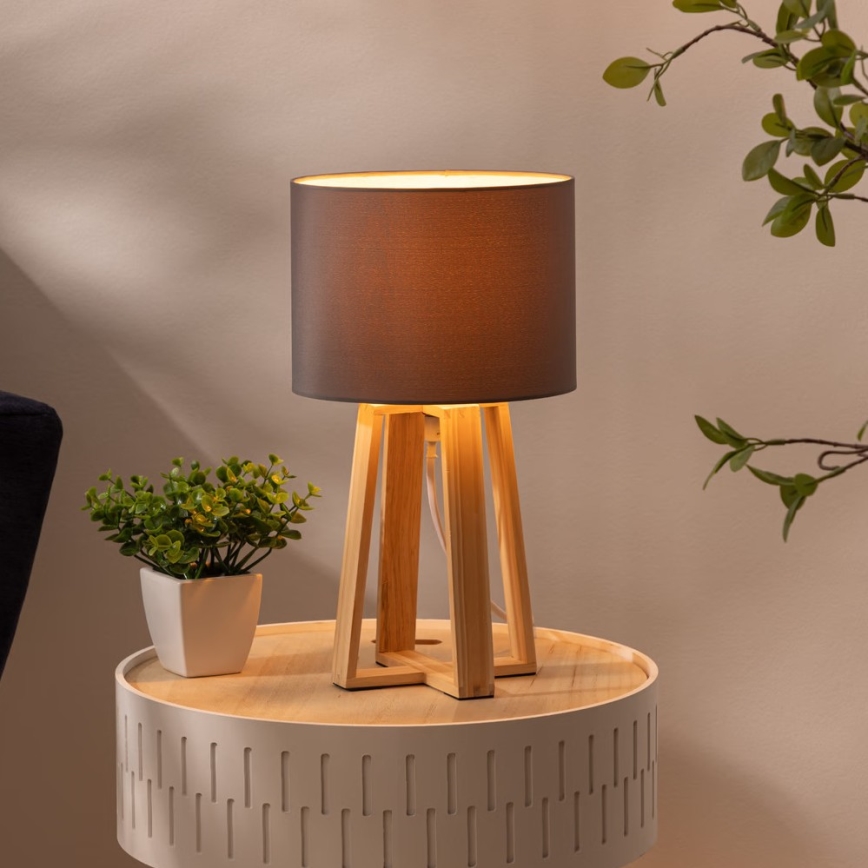 Atmosphera - Stona lampa MOLU 1xE27/25W/230V bor/sivo