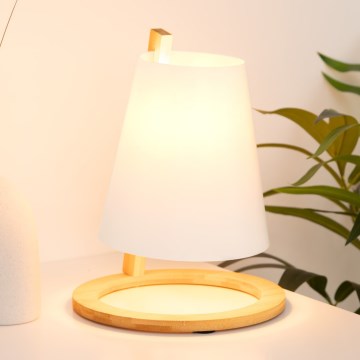 Atmosphera - Stona lampa PITA 1xE14/40W/230V bambus