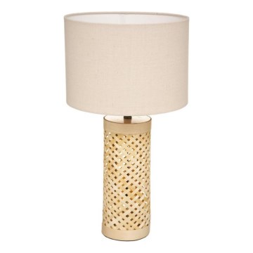 Atmosphera - Stona lampa SALMA 1xE27/40W/230V bambus