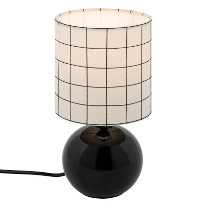 Atmosphera - Stona lampa TIMÉO 1xE14/60W/230V crno/beli