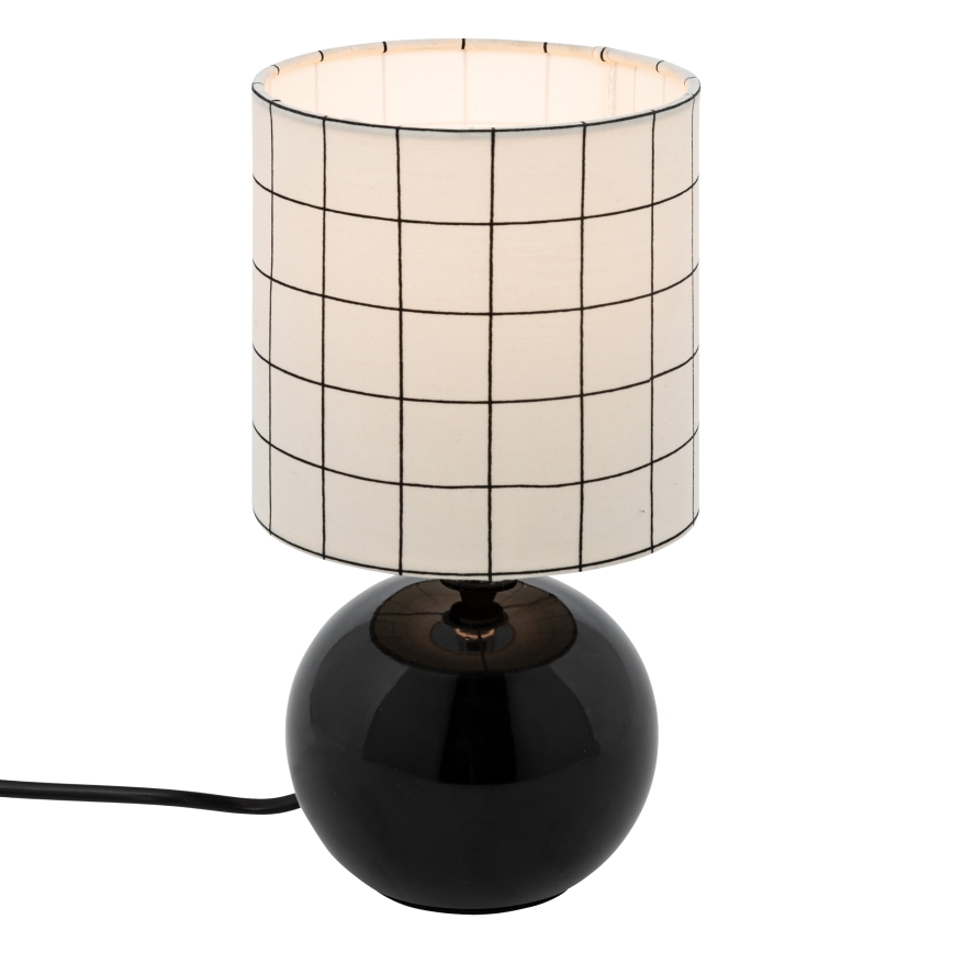 Atmosphera - Stona lampa TIMÉO 1xE14/60W/230V crno/beli