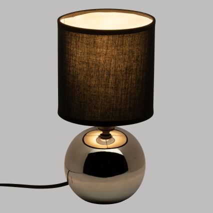 Atmosphera - Stona lampa TIMÉO 1xE14/60W/230V sjajni krom/crno