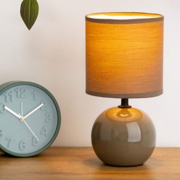 Atmosphera - Stona lampa TIMÉO 1xE14/60W/230V taupe