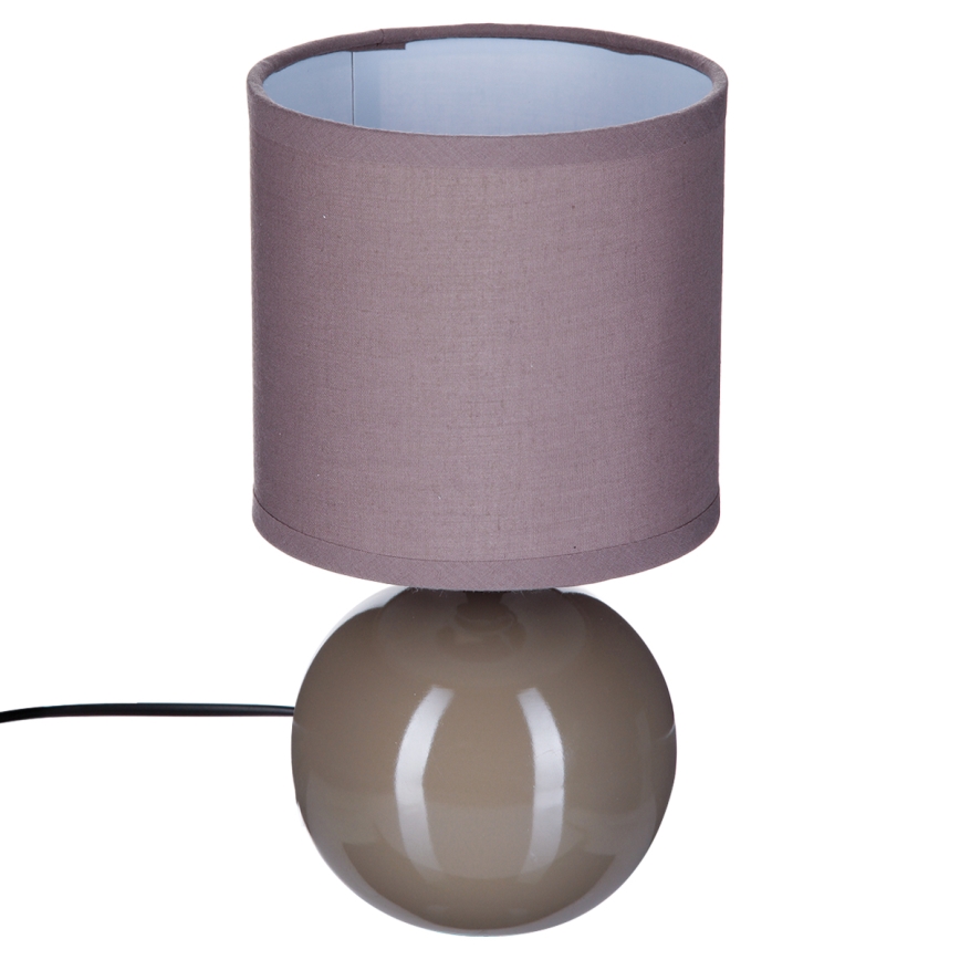 Atmosphera - Stona lampa TIMÉO 1xE14/60W/230V taupe
