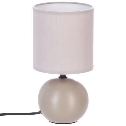 Atmosphera - Stona lampa TIMÉO 1xE14/60W/230V taupe/kremasta