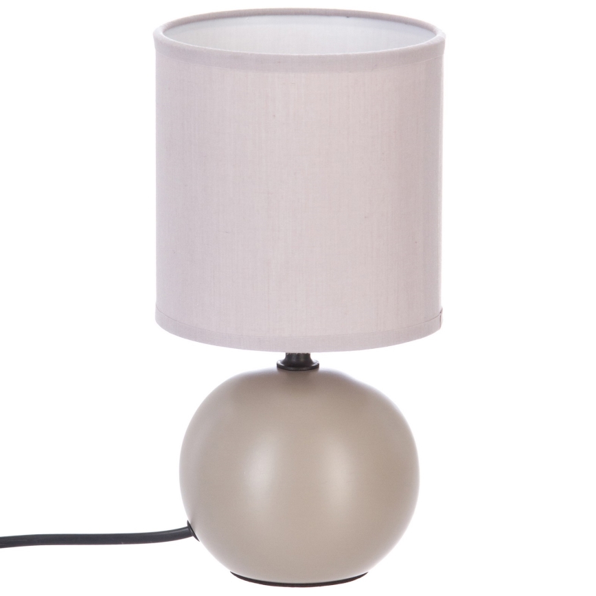 Atmosphera - Stona lampa TIMÉO 1xE14/60W/230V taupe/kremasta