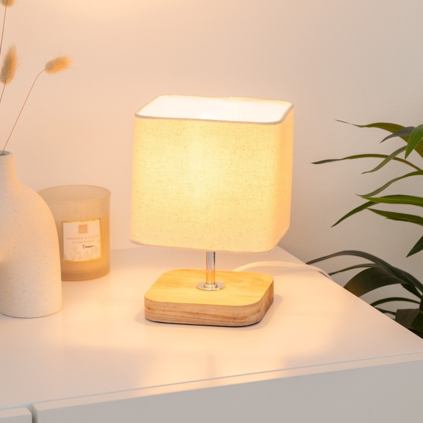 Atmosphera - Stona lampa TOXEY 1xE14/25W/230V bor/bež