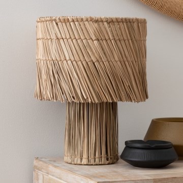 Atmosphera - Stona lampa YONI 1xE27/40W/230V rákos