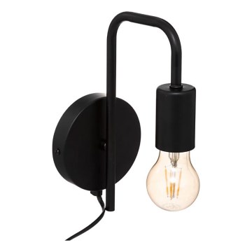 Atmosphera - Zidna lampa KELI 1xE27/40W/230V crno
