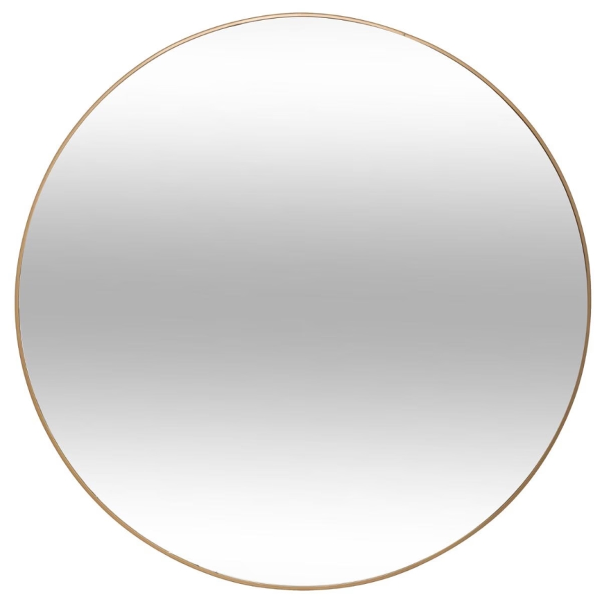 Atmosphera - Zidno ogledalo ALICE, prečnik 76 cm, zlatno