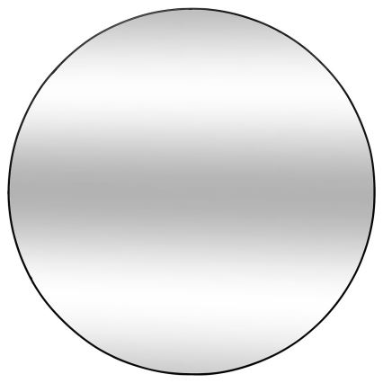 Atmosphera - Zidno ogledalo ALICE Ø 110 cm, crno