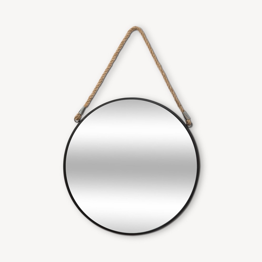 Atmosphera - Zidno ogledalo EDEN pr. 38 cm crno