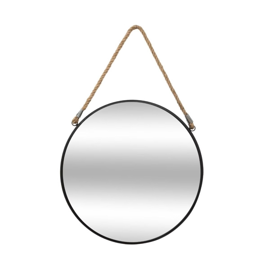 Atmosphera - Zidno ogledalo EDEN pr. 38 cm crno