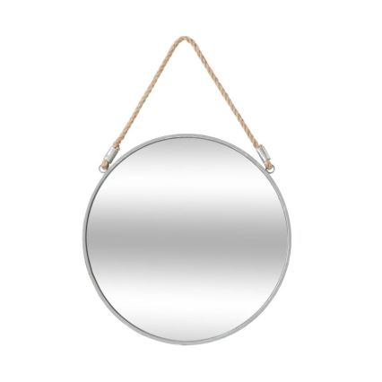 Atmosphera - Zidno ogledalo EDEN pr. 38 cm srebrno