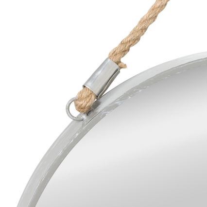Atmosphera - Zidno ogledalo EDEN pr. 38 cm srebrno