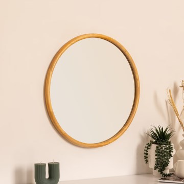 Atmosphera - Zidno ogledalo KIM pr. 55 cm fikus elastika