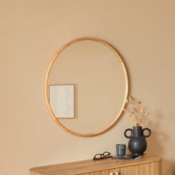 Atmosphera - Zidno ogledalo KIM pr. 75 cm fikus elastika