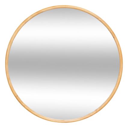 Atmosphera - Zidno ogledalo KIM Ø 75 cm, kaučukovo drvo