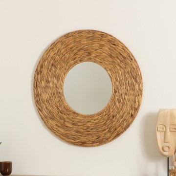 Atmosphera - Zidno ogledalo LORENA pr. 75 cm vodeni zumbul