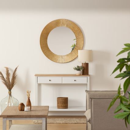 Atmosphera - Zidno ogledalo MILDA prečnika 90 cm