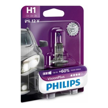 Auto sijalica Philips VISION PLUS 12258VPB1 H1 P14,5s/55W/12V 3250K