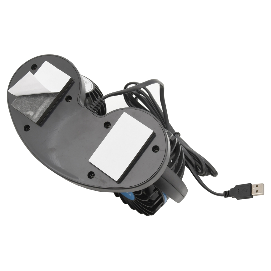 Auto ventilator za instrument tablu sa USB napajanjem 3W/5V, crni