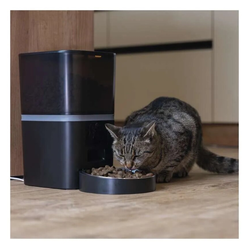 Automatski dozer hrane sa mikrofonom i kamerom 6l/5V/4xAA Wi-Fi