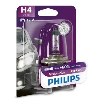Automobilska sijalica Philips VISION PLUS 12342VPB1 H4 P43t-38/55W/12V