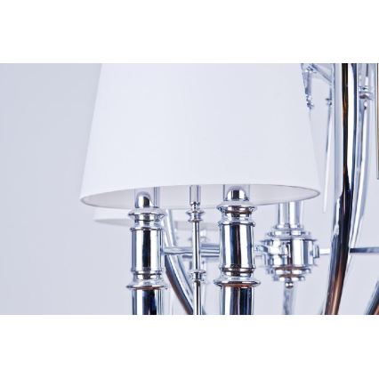 Azzardo AZ1389 - Luster na lancu DIABLO 12xE14/11W/230V beli