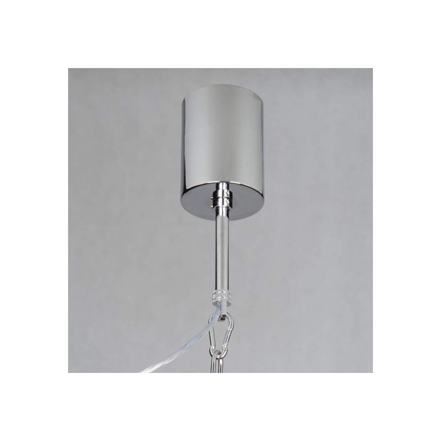 Azzardo AZ1417 - Luster na lancu DIABLO 12xE14/11W/230V crno