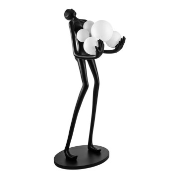 Azzardo AZ4985 - Podna lampa ATLAS 6xE14/50W/230V 180 cm smola