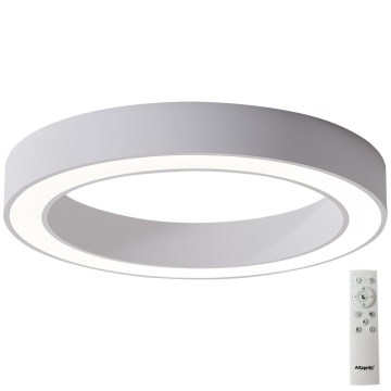 Azzardo AZ5040 - LED Prigušiva plafonjera MARCO LED/100W/230V bela + Daljinski upravljač