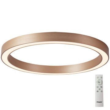 Azzardo AZ5042 - LED Prigušiva plafonjera MARCO LED/100W/230V zlatna + Daljinski upravljač