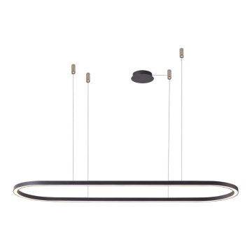 Azzardo AZ5057 - LED Prigušivi luster na sajli ELENA LED/60W/230V 150 cm crno