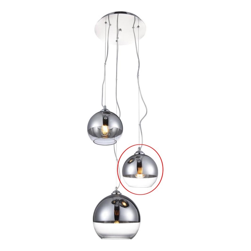 Azzardo - Zamensko staklo za luster BALL - malo pr. 18 cm