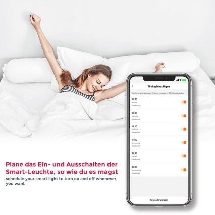B.K. Licht 1261 - SET 4x prigušiva LED sijalica GU10/5,5W/230V Wi‑Fi Tuya 2700K