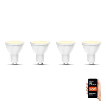 B.K. Licht 1261 - Set 4x LED Prigušiva sijalica GU10/5,5W/230V Wi-Fi Tuya 2700K