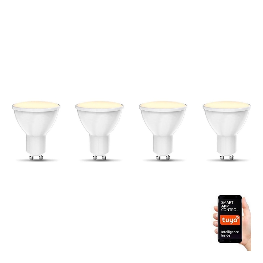 B.K. Licht 1261 - Set 4x LED Prigušiva sijalica GU10/5,5W/230V Wi-Fi Tuya 2700K