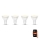 B.K. Licht 1261 - Set 4x LED Prigušiva sijalica GU10/5,5W/230V Wi-Fi Tuya 2700K