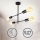 B.K. Licht 1343 - Viseći luster 4xE27/60W/230V