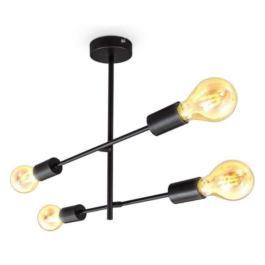 B.K. Licht 1343 - Viseći luster 4xE27/60W/230V