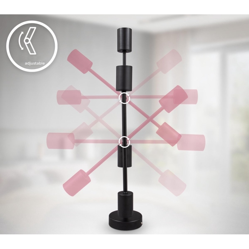 B.K. Licht 1343 - Viseći luster 4xE27/60W/230V