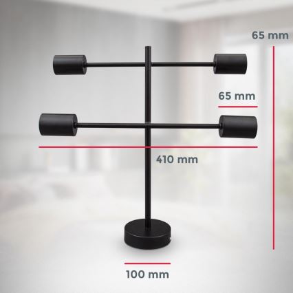 B.K. Licht 1343 - Viseći luster 4xE27/60W/230V