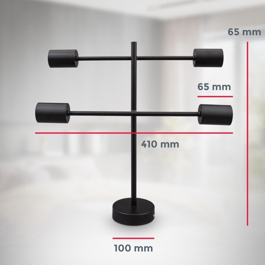 B.K. Licht 1343 - Viseći luster 4xE27/60W/230V